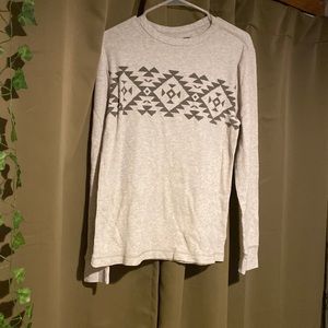 White patterned PJ shirt